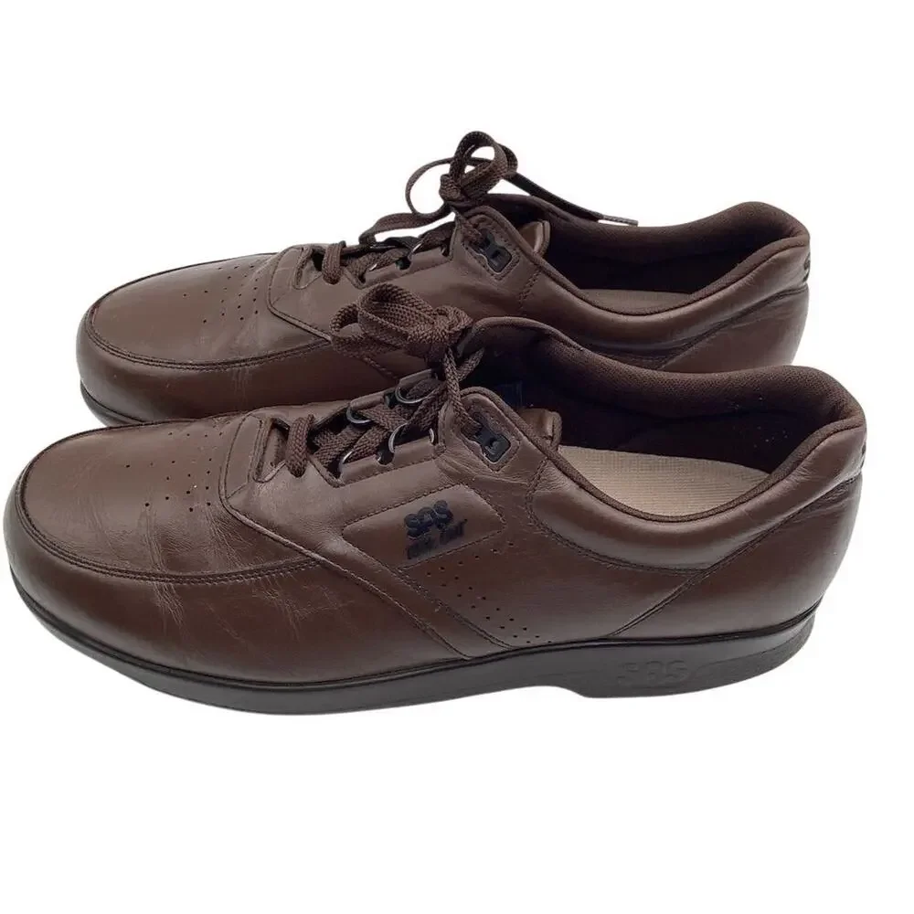 SAS Men's Time Out Walking Shoes Brown Size 13.5‎ Casual Sneaker